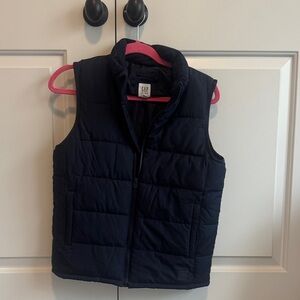 GAP Kids YL Dark Blue Quilted Vest- Worn Once